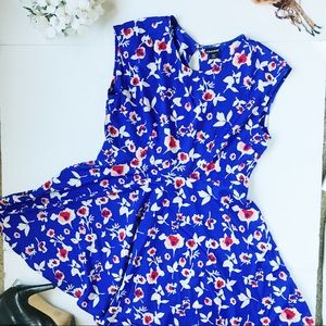 Joe Boxer Navy Blue Floral Dress